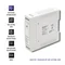 Alimentation sur rail DIN Qoltec | 24 W | 24 V | 1 A | Blanche | Fine