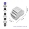 Alimentation sur rail DIN Qoltec | 60 W | 24 V | 2,5 A | Gris