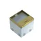 Alimentatore con incasso per rivestimento pavimento UDHOME2, per eventuali apparecchiature, ottone