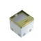 Alimentatore con incasso per rivestimento pavimento UDHOME2, per eventuali apparecchiature, ottone