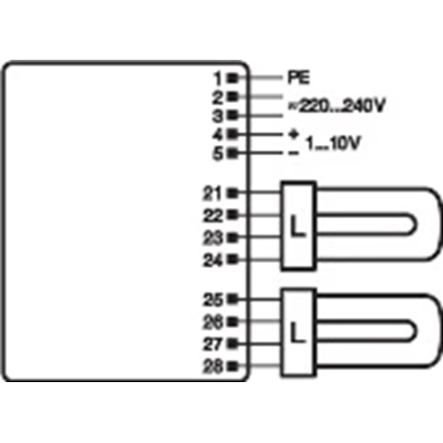 Alimentatore elettronico 18W,26W,32W,42W