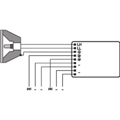 Alimentatore elettronico per lampade a scarica.