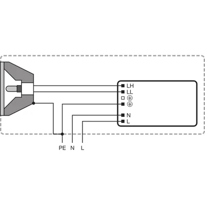 Alimentatore elettronico per lampade a scarica.