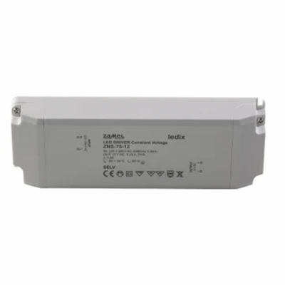 Alimentatore LED sottile 12V DC 75W