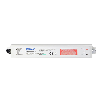 Alimentatore per illuminazione a LED DC12V, 20W, IP67