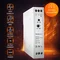 Alimentatore Qoltec per guida DIN | 24W | 24V | 1A | Bianco | Slim