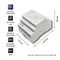 Alimentatore Qoltec per guida DIN | 92W | 24V | 3,83A | Grigio