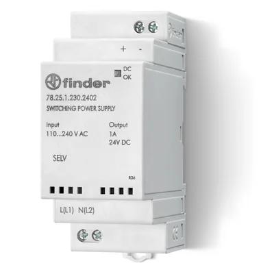 Alimentatore switching DC 25W 230V 24V IP20