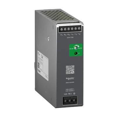 Alimentatore switching regolato, Phaseo, 100...240 V CA, 24 V 5 A, monofase, ottimizzato