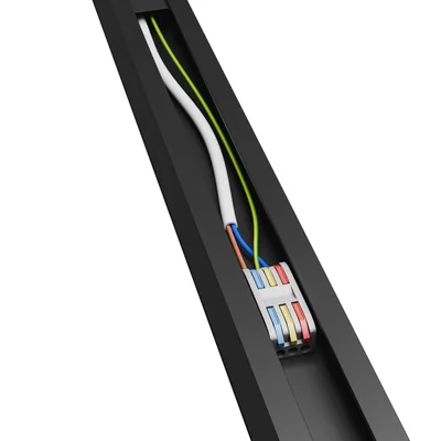 ALLDAY BASIC 50W 3CCT 230V 115st IP20 1503x42x37mm BLACK OP 5 JAHRE GARANTIE.
