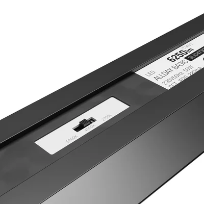 ALLDAY BASIC 50W 3CCT 230V 115st IP20 1503x42x37mm NOIR OP 5 ANS GU.