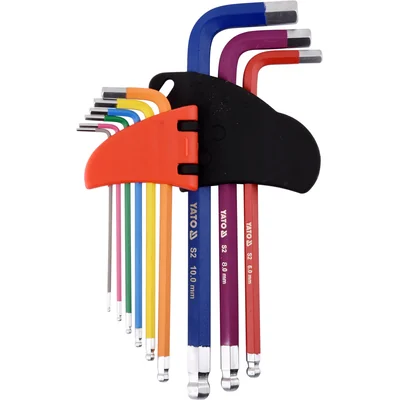 Allen key set, ball 1.5-10mm, 9pcs
