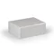 Alloggiamento completo, copertura grigia, ABS, include copertura e viti di montaggio, tasselli, dimensioni: 150x200x76