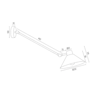 ALTEA kinkiet biały E27/230V 1 x 15W