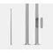 Aluminiummast SAL-6, eloxiertes Edelstahl