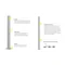 Aluminum column SAL-5 anodized inox