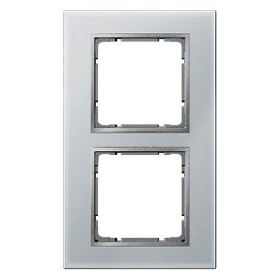 Aluminum double glass frame