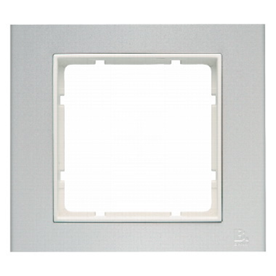 Aluminum/white single frame