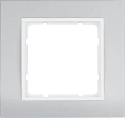 Aluminum/white single frame