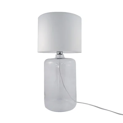 AMARSA Lampada da tavolo bianca