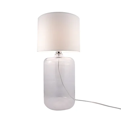AMARSA Lampada da tavolo bianca