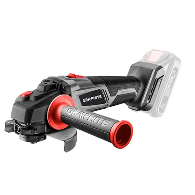 Amoladora angular inalámbrica Energy+ de 18 V con motor sin escobillas y batería de iones de litio, disco de 125 mm, sin batería.