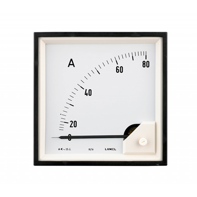 Amperímetro de placa analógica 150/300A para transformador 150/5A