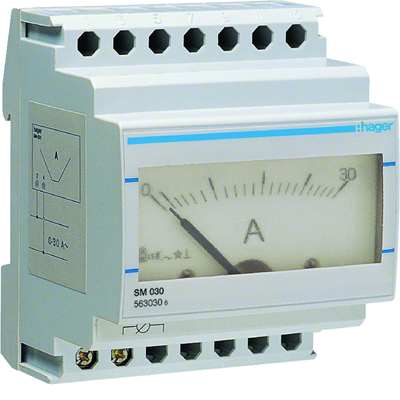 Amperometro analogico 0-30A