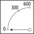 Amperometro, classe 1, 5, EQ96S-600/5