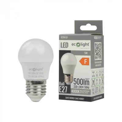 Ampoule de golf E27 5W 4000K 450lm
