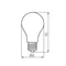 Ampoule décorative laiteuse XLED 7W A60 2700K
