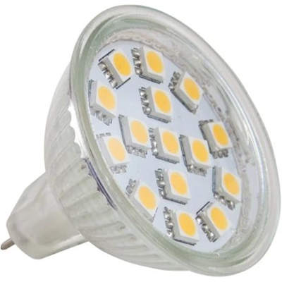 Ampoule LED 4.5W GU5.3 300lm WW verre