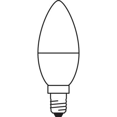 Ampoule LED 4,9W E14 470lm 230V 27000K
