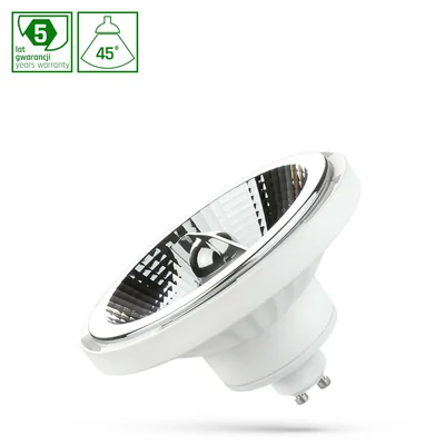 Ampoule LED AR111 GU10 230V 12W SMD 45° WW SPECTRE BLANC GARANTIE 5 ANS