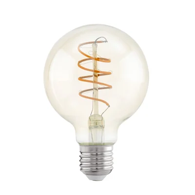 Ampoule LED décorative 4W 2200K G80 ambre