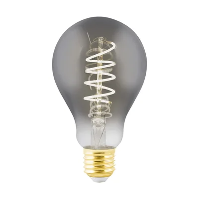 Ampoule LED décorative 4W E27 2000K spirale noir-transparent