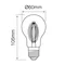 Ampoule LED décorative 8W A60 4000K transparente