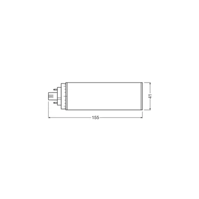 Ampoule LED DULUX T/E42 HF V 20W 840 GX24Q-4LEDV LEDVANCE