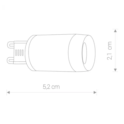 AMPOULE LED G9 3000K 3W