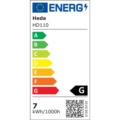 Ampoule LED HEDA 7W E27 475lm CW