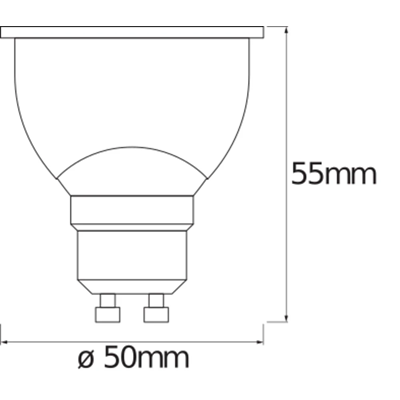 Ampoule LED SMART+ WIFI 5W GU10 350lm 2700-6500K 230V