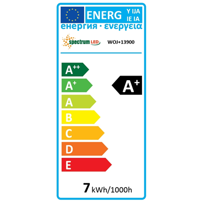 Ampoule LED SPECTRUM GLS 7W 230V E27 WW