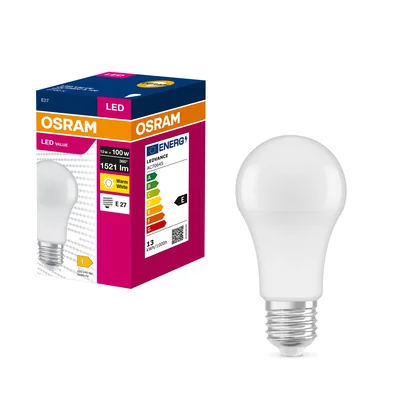 Ampoule LED VALUE 13W 1521lm 2700K E27 WW