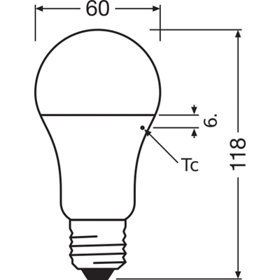 Ampoule LED VALUE 13W 1521lm 6500K E27 CW