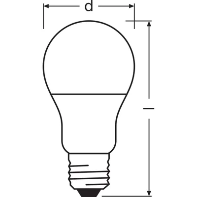 Ampoule LED VALUE 8.5W 806lm 4000K E27 NW