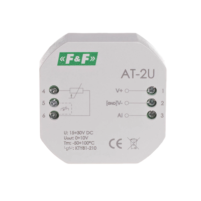 Analog measuring transducer
