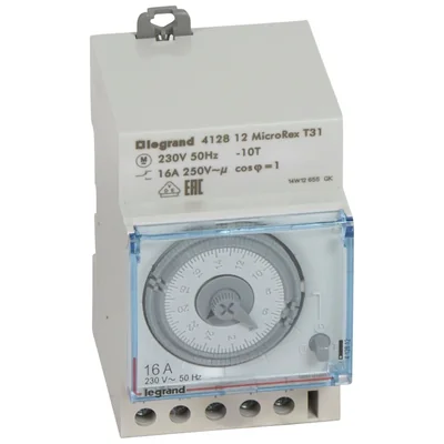 ANALOGES TÄGLICHES PROGRAMMIERGERÄT 3-MODUL T31, SYNCHRONANTRIEB