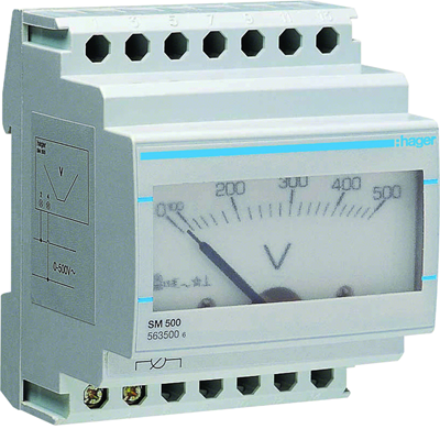 Analogový voltmetr 0-500V