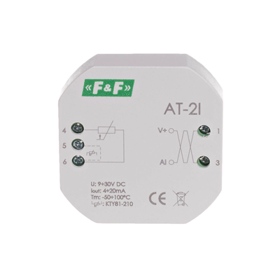 Analogue temperature converter - current [4-20mA]; PDT