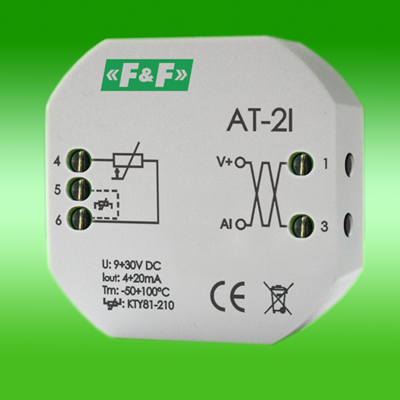 Analogue temperature converter - current [4-20mA]; PDT